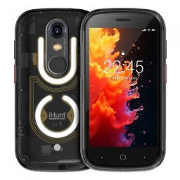 Telefon Mobil iHunt Mini Jelly Light Android 13 12GB RAM 256GB Bluetooth Negru