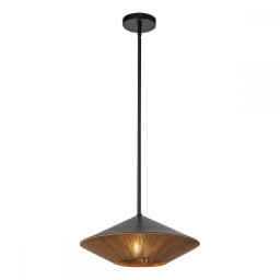 Pendul Daphne ALM-DAPHNE-P-L-MB, 1xE27, D38,1cm, metal negru
