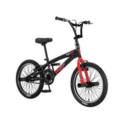 Bicicleta BMX Umit Panthero Freestyle , Culoare Negru Rosu , Roata 20