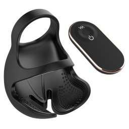 SuperLove Perfect Balls Stimulator with Remote Black