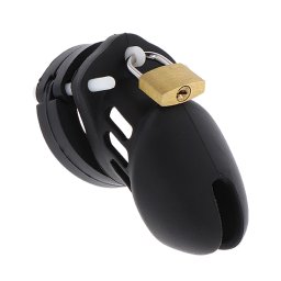 SuperLove Silicone Chastity Cock Cage Black