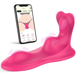 SuperLove Sit & Ride Strong Triple Motor Vibrator with App Pink