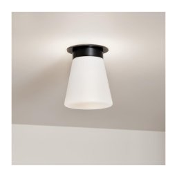 Kichler KL-ALBERS-F-T-BK Plafonieră de tavan ALBERS 1x E27/40W/230V Ø 21,6 cm, negru