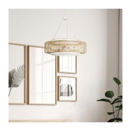 Quoizel QZ-WAYLON-4P-AWH - Lustră cu lanț WAYLON, 4x E27/60W/230V, Ø 50,4 cm