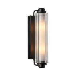 Nordlux - Aplică oglindă de baie NIMAL, 2xE14/25W/230V, IP44, negru