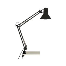 Brilliant - Lampă de birou HOBBY cu clemă, 1xE27/40W/230V, neagră