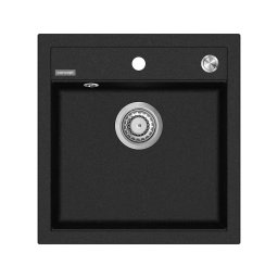 Chiuvetă de bucătărie CUBIS 49x51 cm granit/negru - Concept DG00C50BC