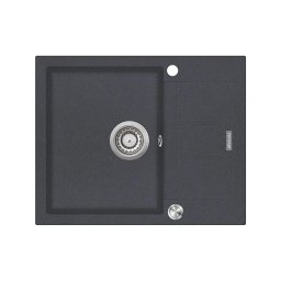 Chiuvetă de bucătărie CUBIS 50x62 cm granit/gri închis - Concept DG05C45DG