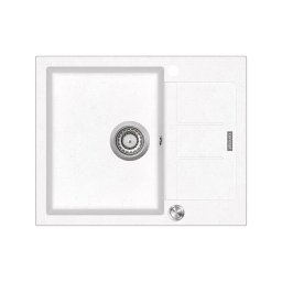 Concept DG05C45WH - Chiuvetă de bucătărie CUBIS 50x62 cm granit/alb