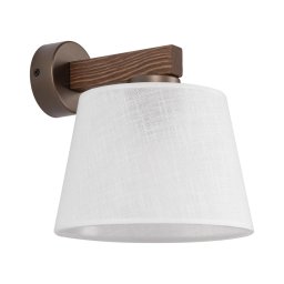 Brilagi - Lampă de perete LATTE, 1xE27/15W/230V, pin/alb