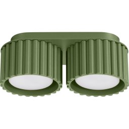 Sollux SL.1798 - Corp de iluminat tip spot AURA 2xGX53/10W/230V verde