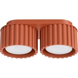 Sollux SL.1803 - Lampă spot AURA 2xGX53/10W/230V portocalie