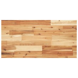 Blat de baie finisaj cu ulei, 80x40x4 cm, lemn masiv de acacia GartenMobel Dekor