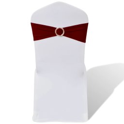 Funda elastica decorativa scaun, catarama diamante, bordo, 25 buc. GartenMobel Dekor