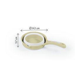 Recipient pliabil cu maner pentru baie - Verde Eco