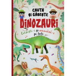 Cauta si gaseste dinozauri - Gaseste-i si numara-i pe toti