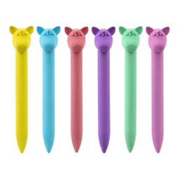 Set 6 creioane de plastic - Unicorni