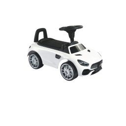 Masinuta 3 in 1 Ride on, (premergator si vehicul de impins cu piciorusele),Varsta recomandata: 12 luni+, Greutatea maxima admisa: 23 kg, Alb-Negru
