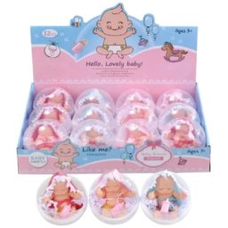 Bebeluș care doarme în minge - 13 cm, diverse tipuri