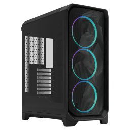 Carcasa PC Fractal Design Meshify 3 RGB TG Light, Midi-Tower, E-ATX - negru