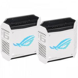 Set ASUS ROG Rapture GT6 AX10000 Mesh WiFi de jocuri Tri-Band (Alb)
