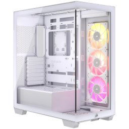 Corsair iCUE Link 3500X RGB Midi-Tower, Sticlă temperată - alb