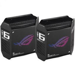 Sistem ASUS ROG Rapture GT6 AX10000 Mesh WiFi pentru jocuri, set de 2 bucăți - negru