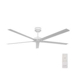 Ventilator de tavan Lucci air 21616049 MONZA IP55 alb + telecomandă