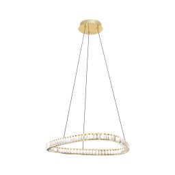 Lustră LED pe cablu Zuma Line MD3169-1-3GT ATHESA LED/25W/230V 2700-6000K + telecomandă