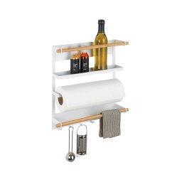 WENKO 54113100 - Organizator MAGNA 33x34 cm albă/maro/negru