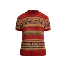 RALPH LAUREN Tricotat Eyelah-Short Sleeve 200971321001 600 red