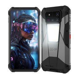 Telefon mobil Tank 4 Pro, 5G, Proiector video, Vedere nocturna, Ecran 6.73 3K AMOLED 120Hz, Camera tripla, 36GB RAM(18GB+18GB extensibil), 1TB ROM, Android 14, MTK 8300, 11600mAh, 120W, Dual SIM