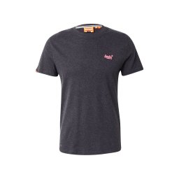 Superdry & Co Tricou 'Essential' roz deschis / negru amestecat