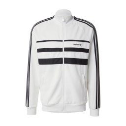 ADIDAS ORIGINALS Hanorac 'THE FIRST' negru / alb