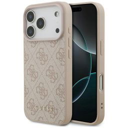 Husa Husa pentru iPhone 17 Pro - Guess Hardcase 4G Classic (GUHCP17LG4GFPI) - Pink