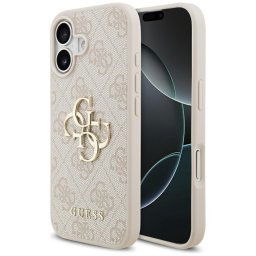 Husa Husa pentru iPhone 17 - Guess Hardcase 4G Big Logo (GUHCP17S4GMGPI) - Pink