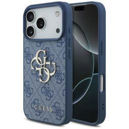 Husa Husa pentru iPhone 17 Pro - Guess Hardcase 4G Big Logo (GUHCP17L4GMGBL) - Blue