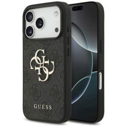 Husa Husa pentru iPhone 17 Pro Max - Guess Hardcase 4G Big Logo (GUHCP17X4GMGGR) - Black