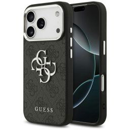 Husa Husa pentru iPhone 17 Pro - Guess Hardcase Big 4G Logo Classic Logo (GUHCP17LP4G4SMCK) - Black