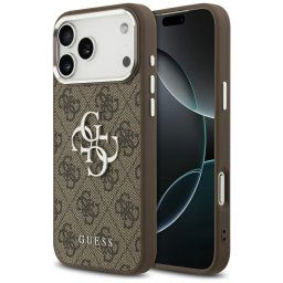 Husa Husa pentru iPhone 17 Pro Max - Guess Hardcase Big 4G Logo Classic Logo (GUHCP17XP4G4SMCW) - Brown