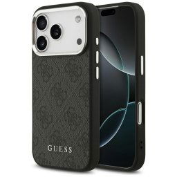 Husa Husa pentru iPhone 17 Pro - Guess Hardcase 4G Classic Logo MagSafe (GUHMP17LP4GSSMCK) - Black