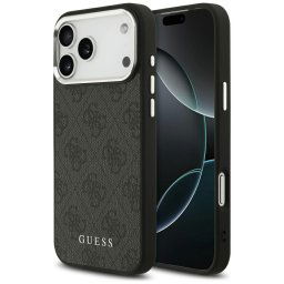 Husa Husa pentru iPhone 17 Pro Max - Guess Hardcase 4G Classic Logo MagSafe (GUHMP17XP4GSSMCK) - Black