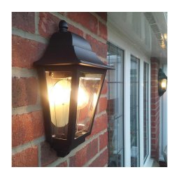 Elstead DECO-LANE7-BLACK -Aplica de perete pentru exterior DECO LANE 1xE27/60W/230V IP44