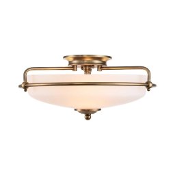Quoizel QZ-GRIFFIN-F-WS - Plafonieră GRIFFIN 3xE27/60W/230V, bronz