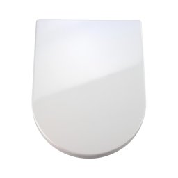 WENKO 18396100-WC Capac WC PALMA 46,5x35,7 cm alb/argintiu