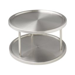 WENKO 2335100 - Carusel pentru dulap 26,5 x 15,5 cm, inox/argintiu