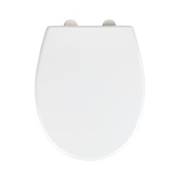 WENKO VORNO NEO 24571100-WC - Capac WC 46 x 37 cm, alb/argintiu