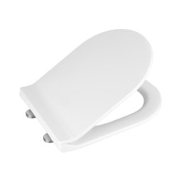 WENKO Capac WC HABOS, 46 x 36 cm, alb/argintiu - 22415100