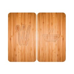 WENKO 2521497100 - Capac pentru aragaz 52x30 cm multicolor/gri/transparent