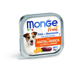 Monge Dog Fruit paté cu rață și portocale 100 g